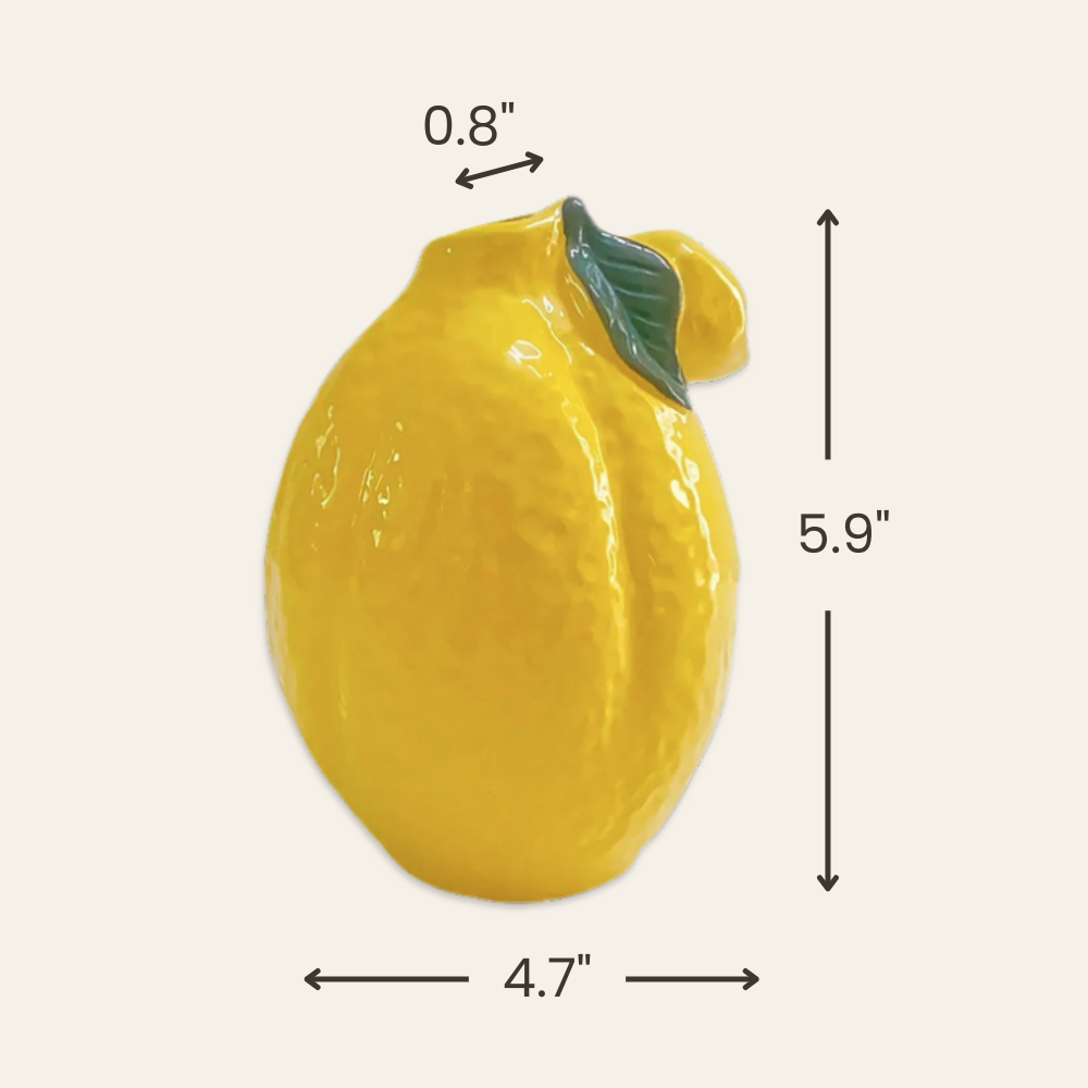Sunny Citrus Vase