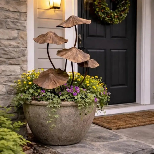 Woodland Mushroom Garden Sculpture