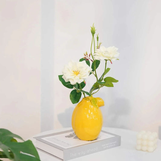 Sunny Citrus Vase
