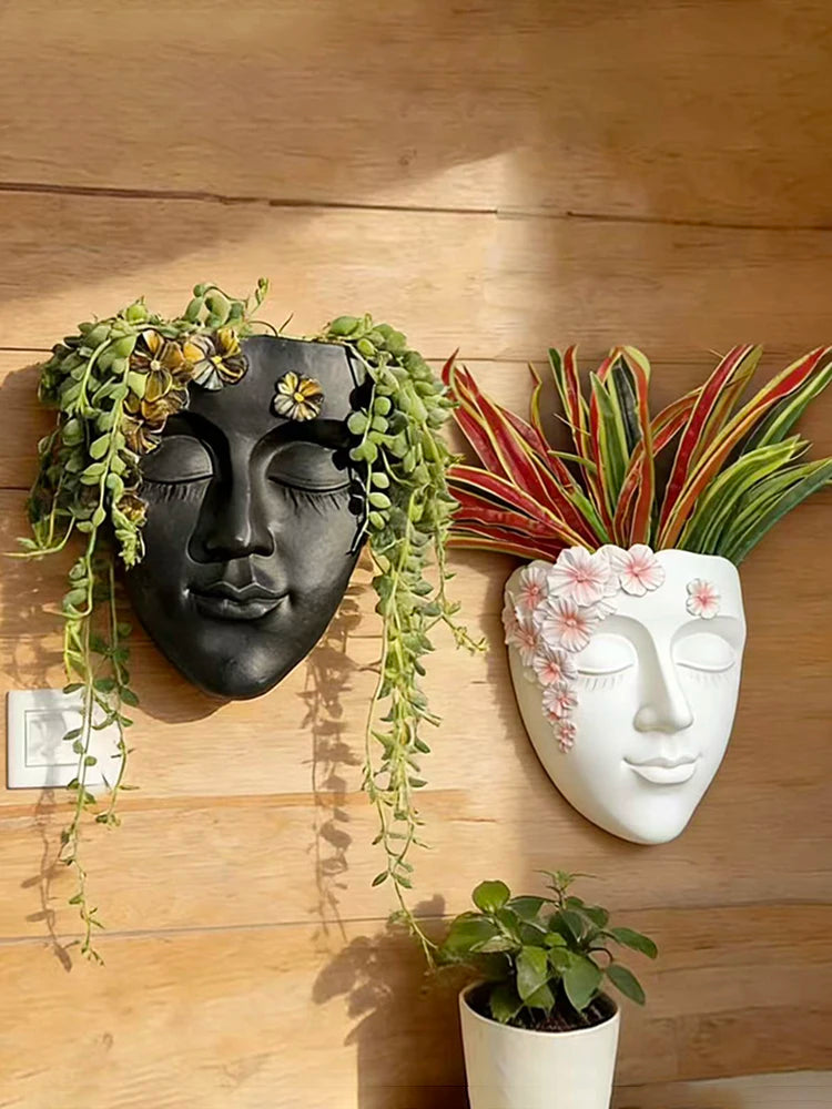 Blossom Face Wall Planter