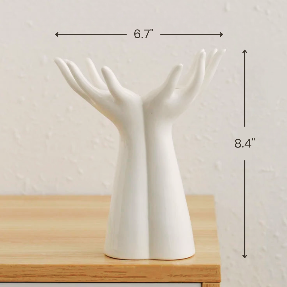 Open Arms Bouquet Vase