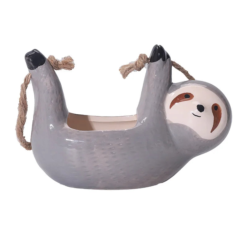 Hanging Sloth Planter