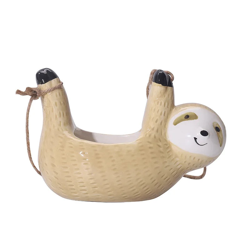 Hanging Sloth Planter