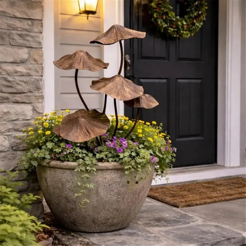 Woodland Mushroom Garden Sculpture