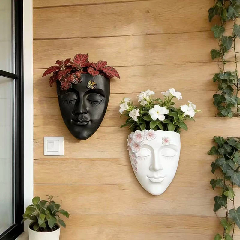 Blossom Face Wall Planter