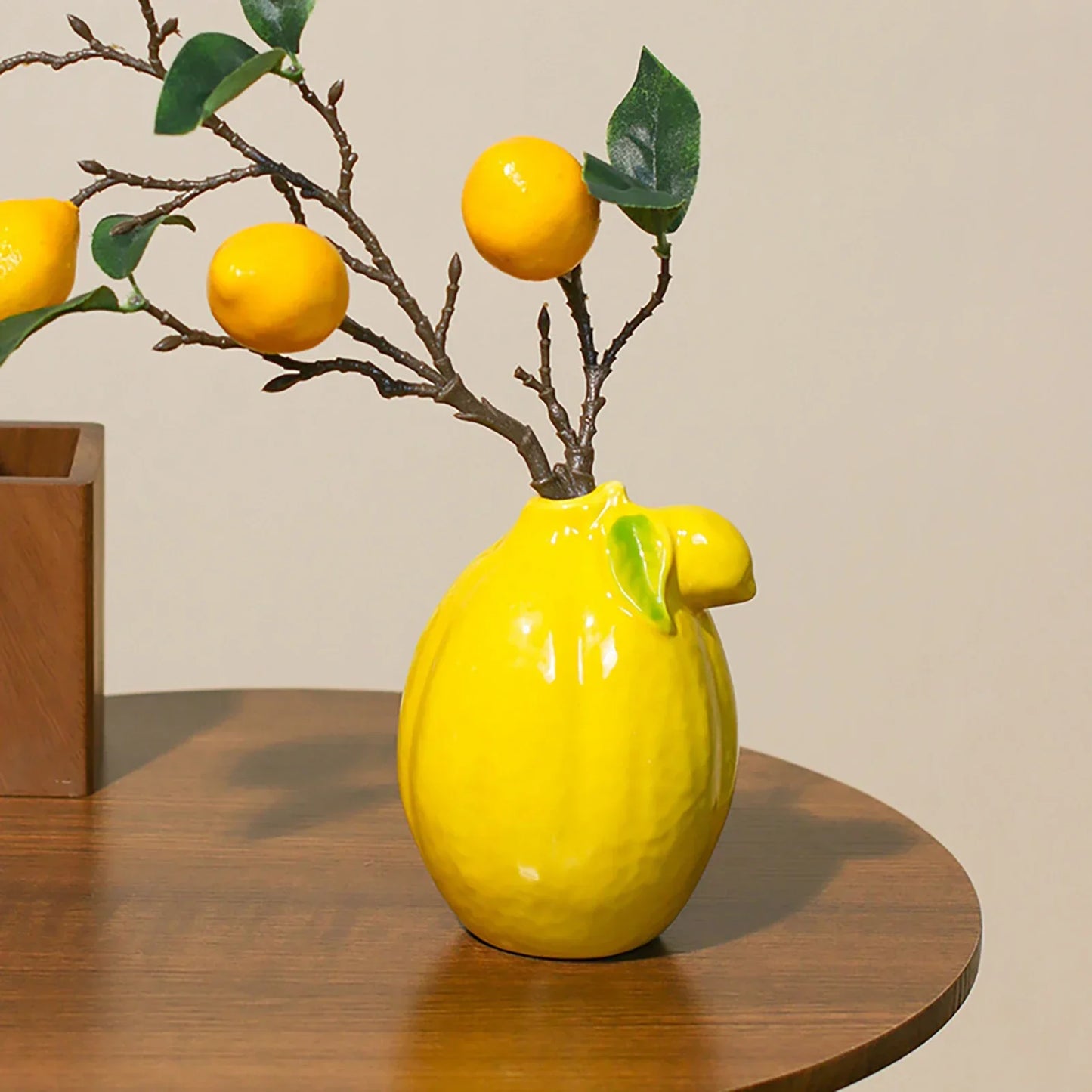 Sunny Citrus Vase
