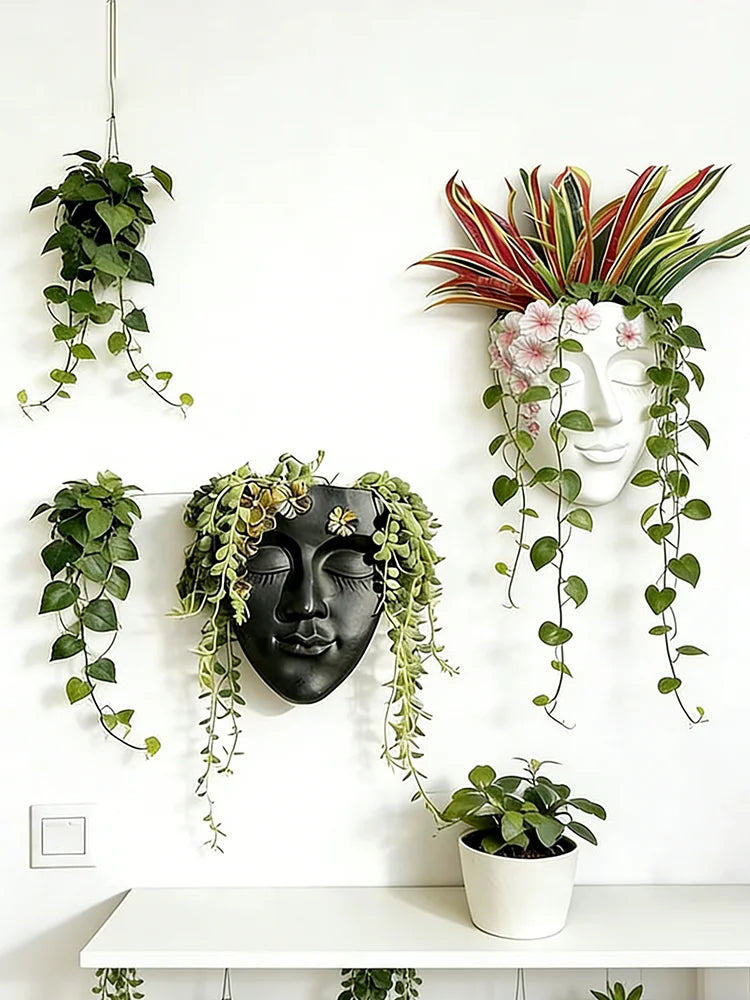 Blossom Face Wall Planter