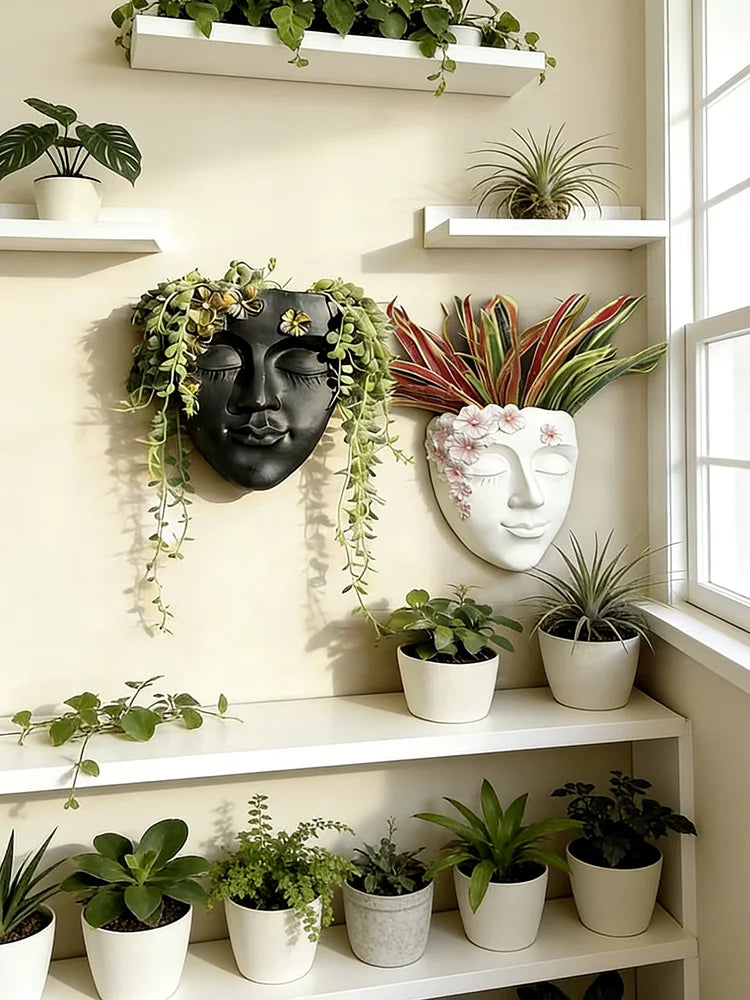 Blossom Face Wall Planter