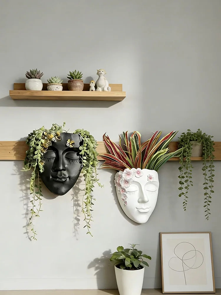 Blossom Face Wall Planter