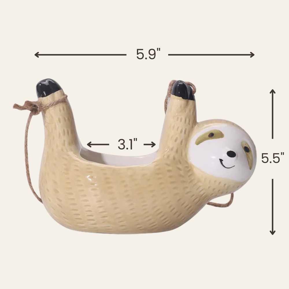 Hanging Sloth Planter