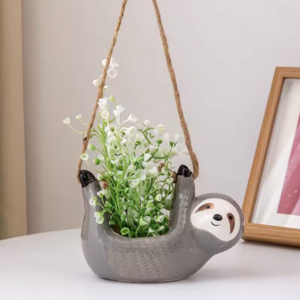 Hanging Sloth Planter
